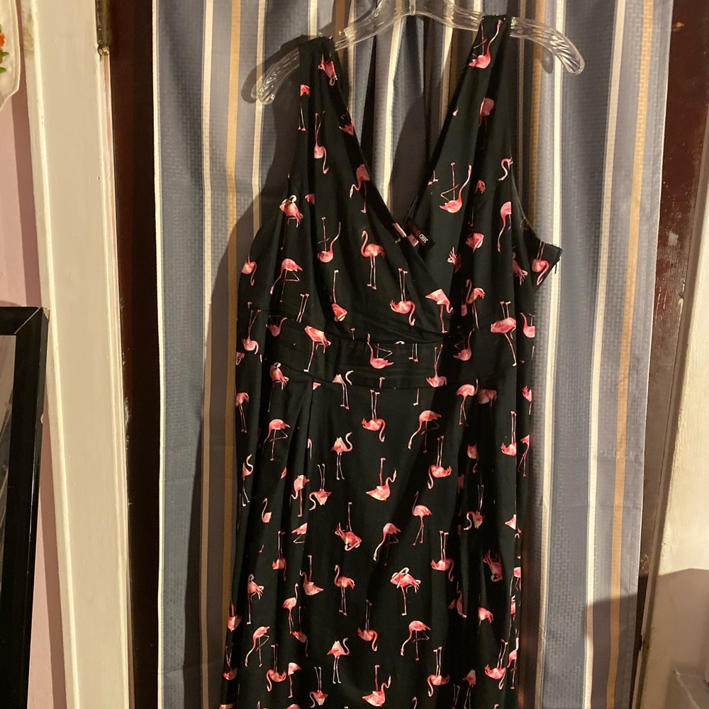 Retro Flamingo Dress